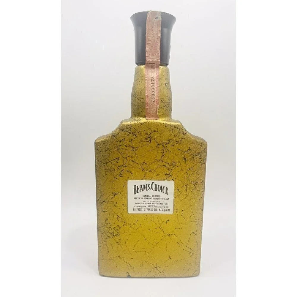 Jim Beam Georg Gisze Gold Decanter Whiskey Bottle Artist Series Hans Holbein Bar
